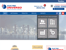 Tablet Screenshot of electrouniverso.com.ar